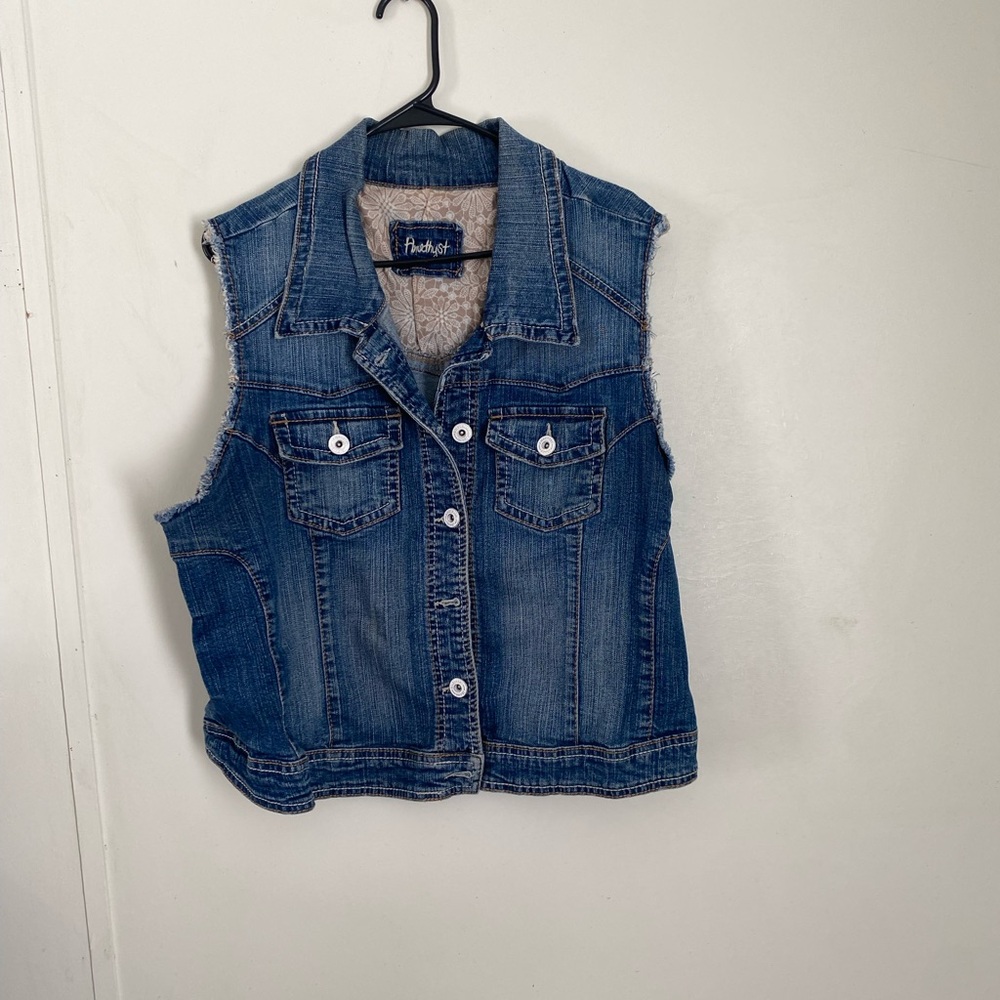 Women's Blue Denim Vest